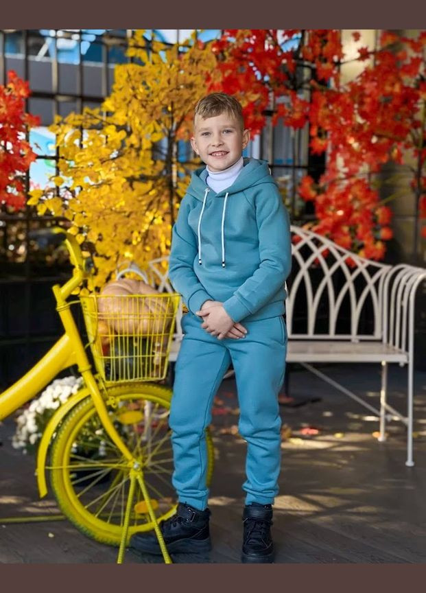 Голубой зимний костюм для мальчика hc (h001-6314-025-4) No Brand