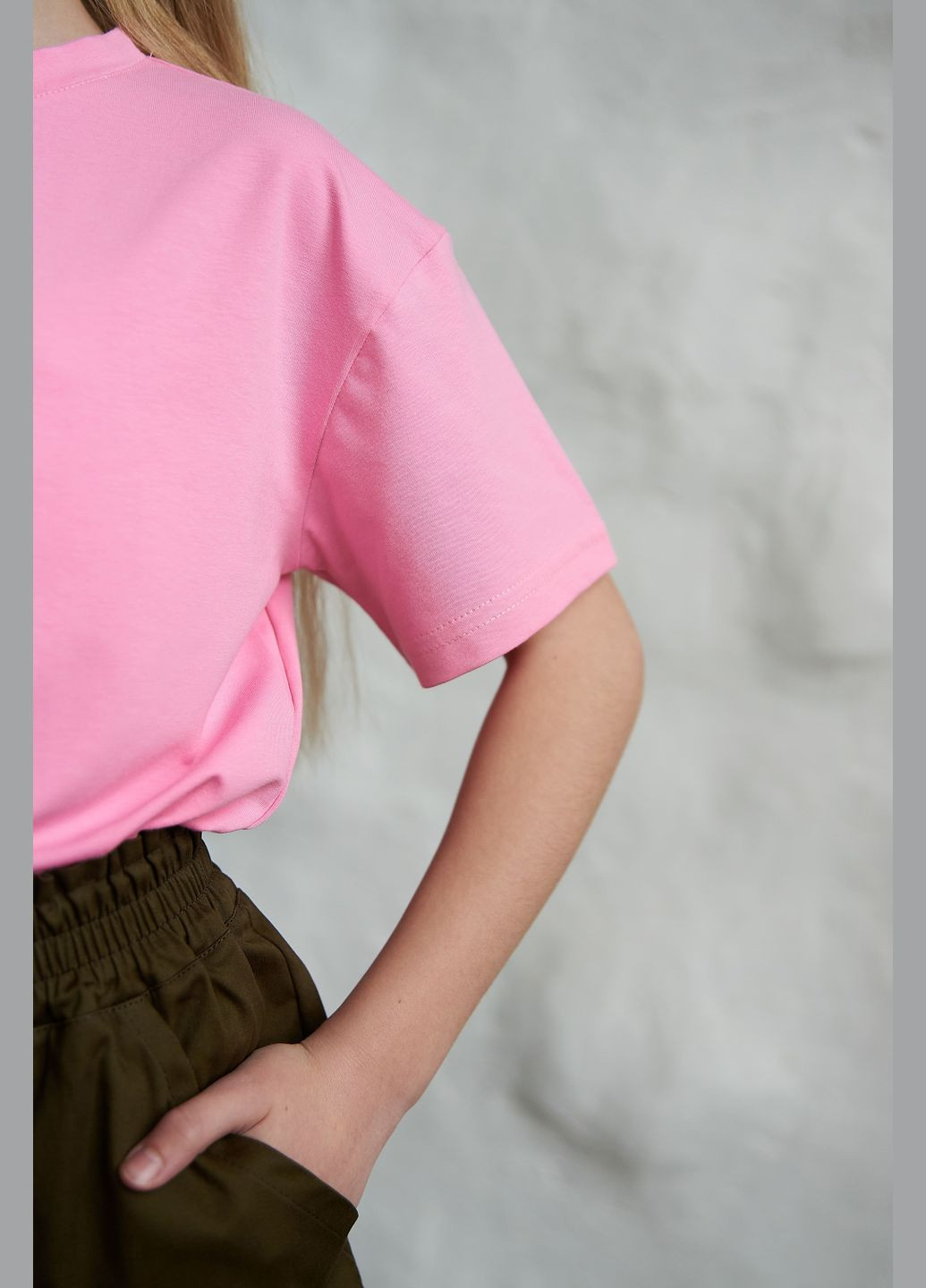 Рожева демісезонна футболка базова Top Hat Kids