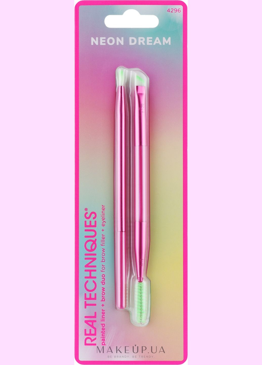 Дуэт кисточки для лица Neon Dream Brush Duo 2шт (1072459-27063649) Real Techniques (368632097)