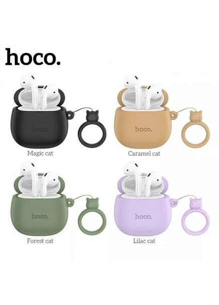 Бездротові навушники EW45 Lilac cat лілові Hoco (280877434)
