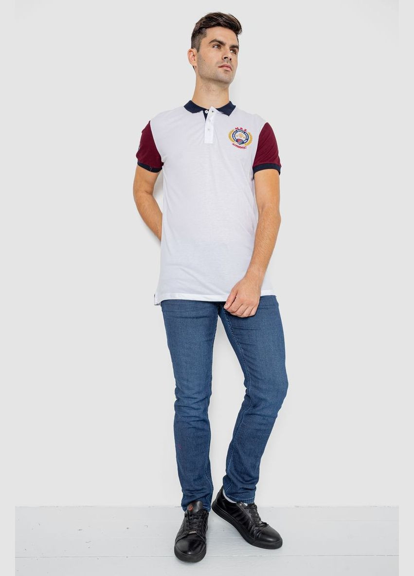 Поло чоловіче з принтом,, 247R317 Ager (365077166)