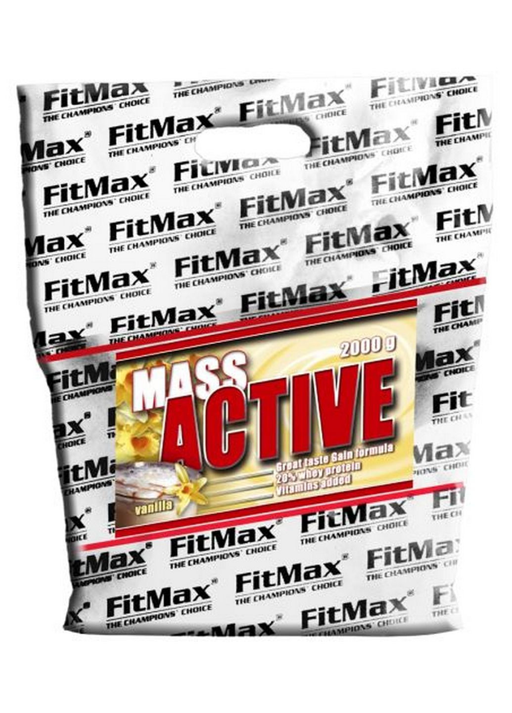 Гейнер Mass Active, 2 кг Ваниль FitMax (293418112)