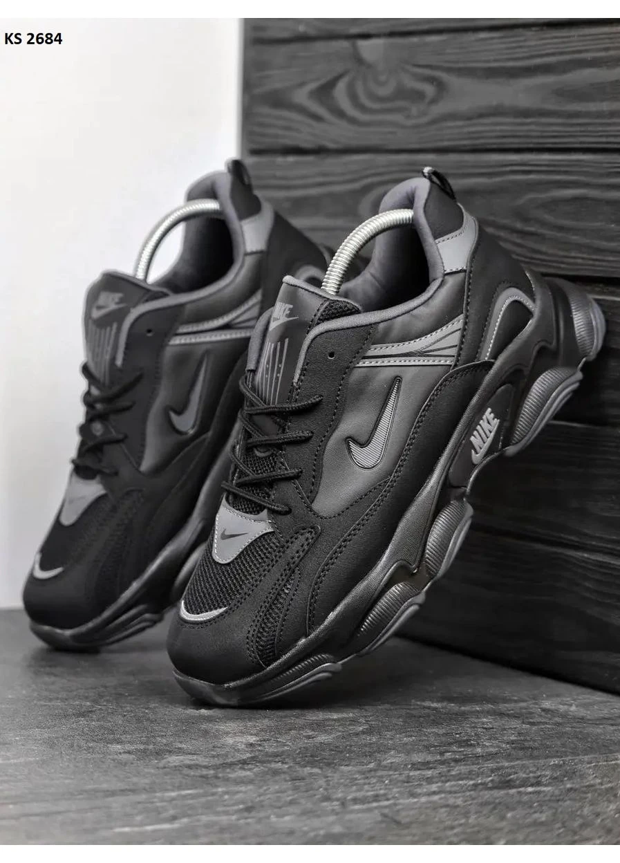 КРОСІВКИ ЖІНОЧІ NIKE AIR TOTAL BLACK НАЙК АІР МАКС ТН ПЛЮС ЧОРНІ No Brand чорні демісезони (391929005)