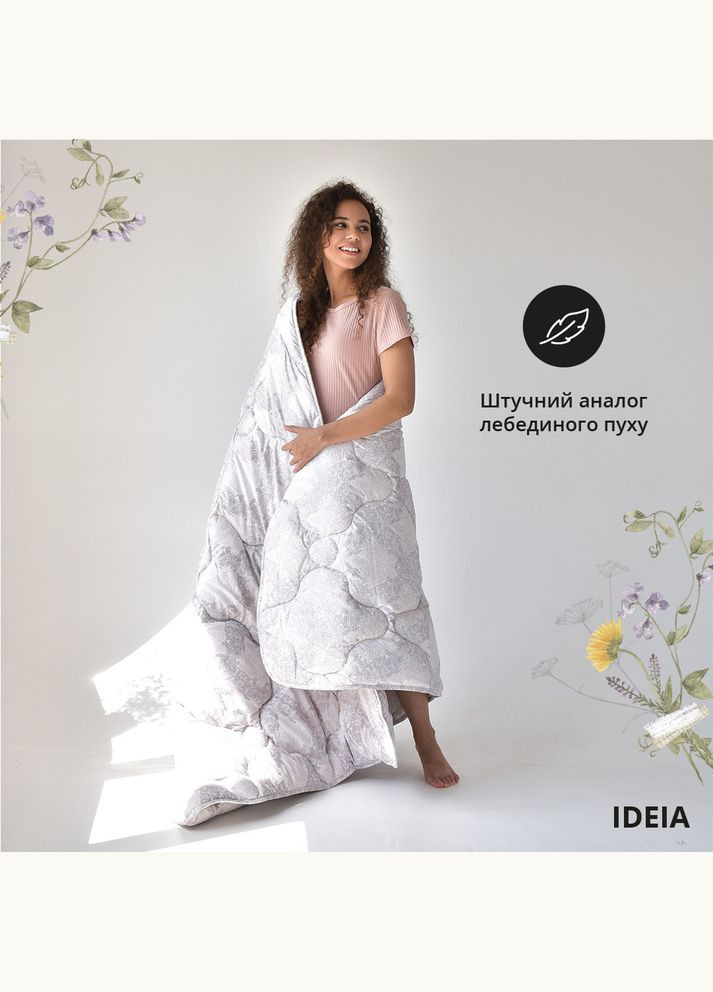 Ковдра літня євро 200x220 Afrodita, штучний пух, легка, полегшена, м’яка IDEIA (334726939)