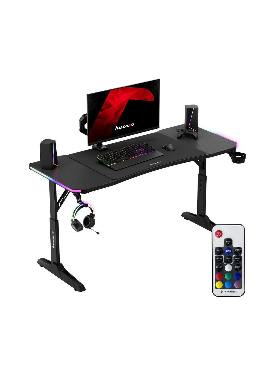 Компьютерный стол Hero 3.6 RGB Black Huzaro (365550392)