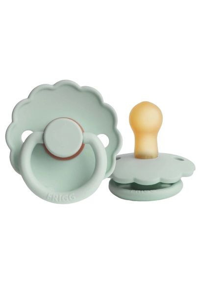 Пустушка латексна Daisy Seafoam, кругла, size 2, 6-18 міс., ментоловий () FRIGG 000560 (354781491)