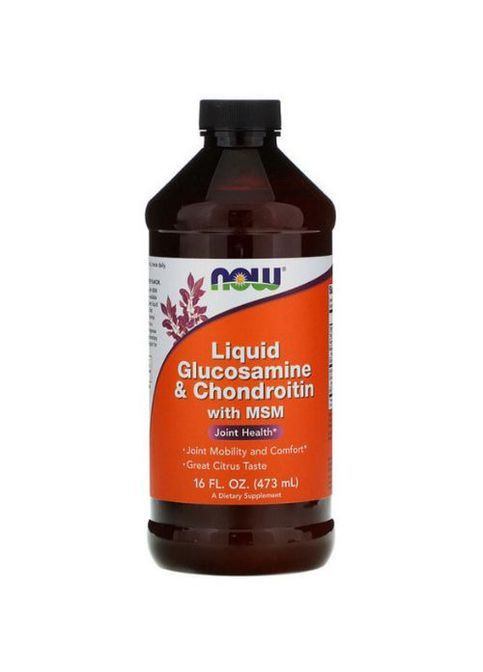 Liquid Glucosamine & Chondroitin with MSM, 16 fl oz 473 ml NOW-03175 Now Foods (362419064)