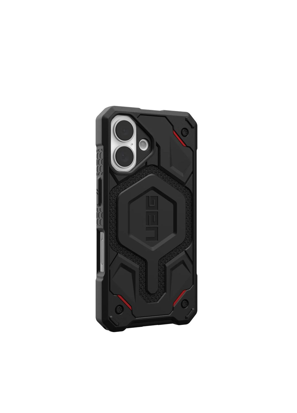 Чехол-накладка Monarch Pro Magsafe для Apple iPhone 16 Kevlar Black (114458113940) Urban Armor Gear (369723098)