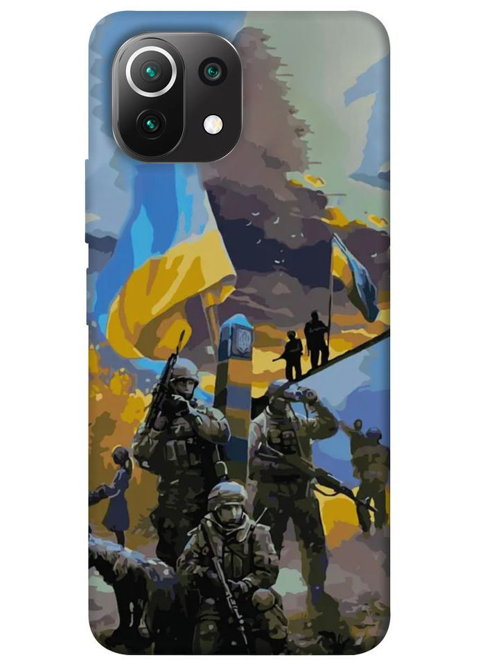 Чехол с принтом для Xiaomi Mi 11 Lite / на Ксяоме, сяоме, ксиоме ми 11 лайт украинский принт No Brand (339874035)