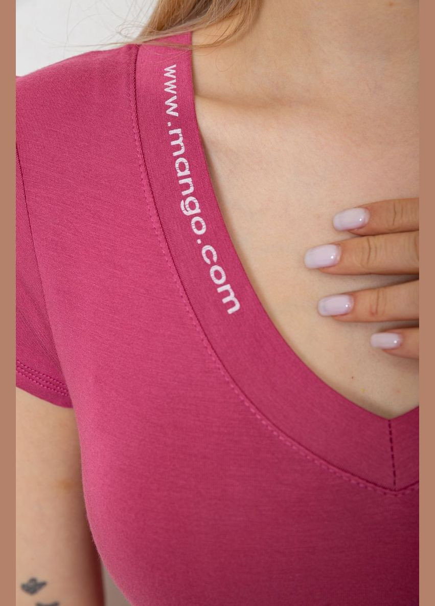 Комбинированная демисезон футболка-топ женская, цвет розовый, Ager