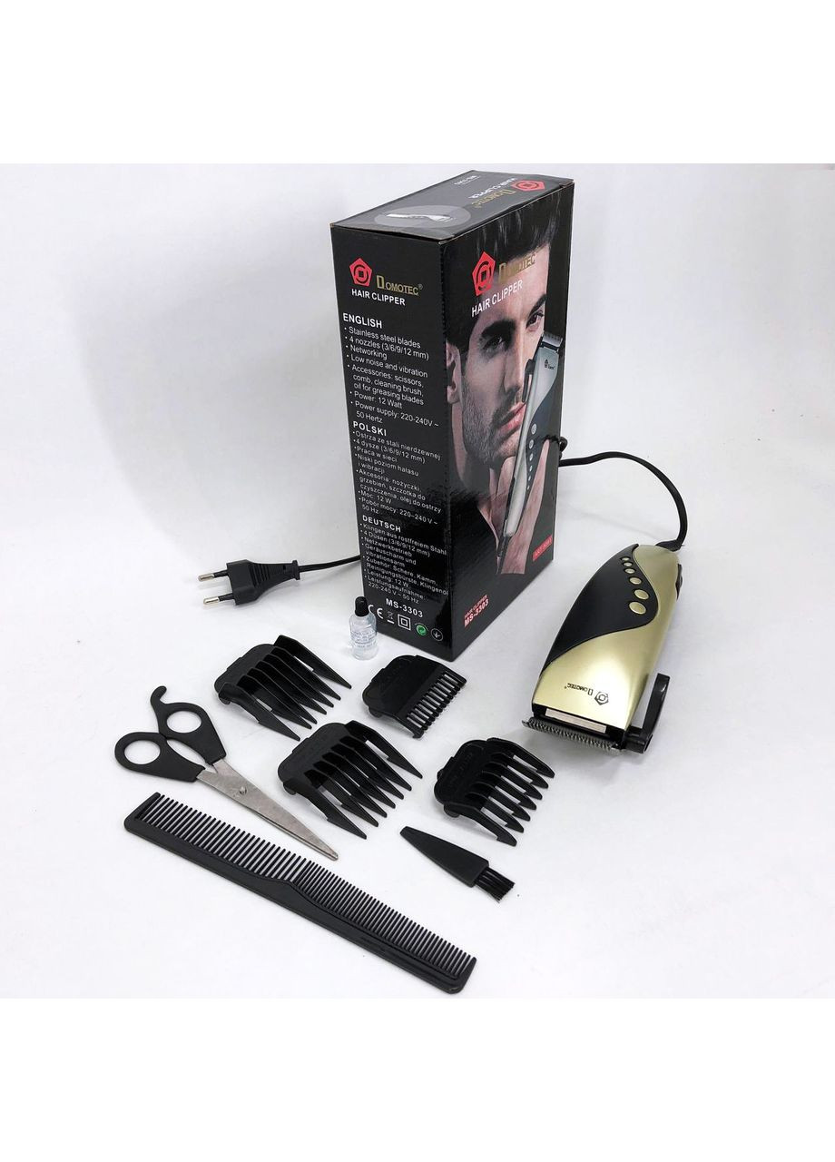 Машинка для стрижки MS-3303, стрижка для підстригання, машинка для стрижки для дому Domotec (351486457)