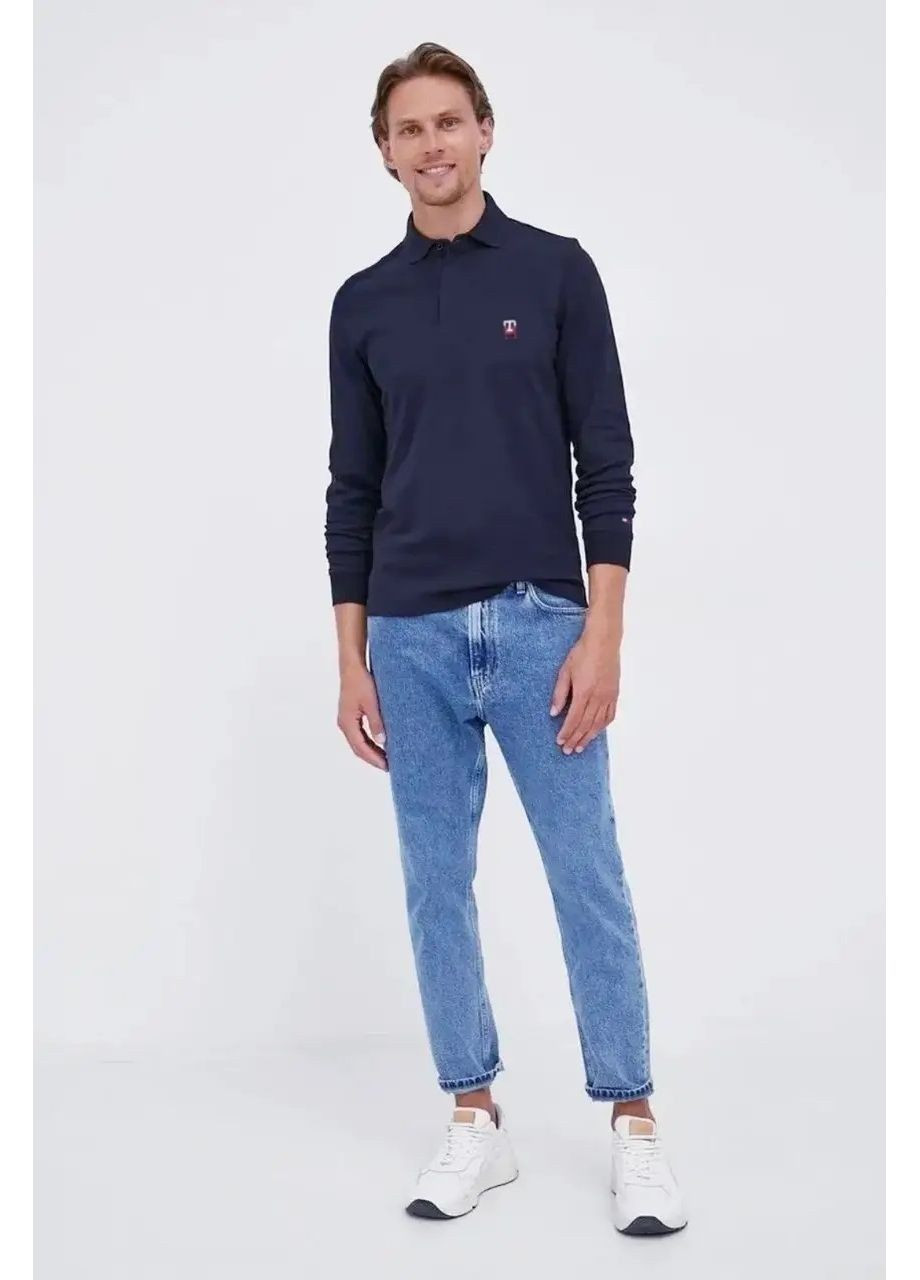 Поло чоловіче з довгим рукавом Tommy Hilfiger Interlock TH-logo (362443770)