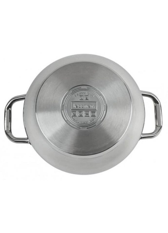 Кастрюля с крышкой Ottimo 55879-16 16 см 1.8 л серебристая Lessner (319552360)