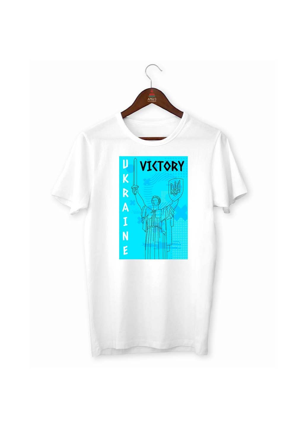 Белая футболка родина-мать. украина-мать. victory. ukraine Кавун