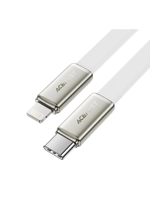 Кабель C24-01 Type-C – Lightning 30 Вт 1.2 м белый Acefast (401881703)