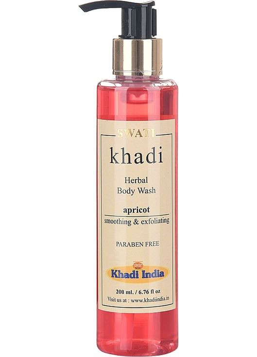 Трав'яний гель для душу "Абрикоса" - Khadi Herbal Bodywash Apricot 210ml (1228731-139673) Khadi Swati (368744716)