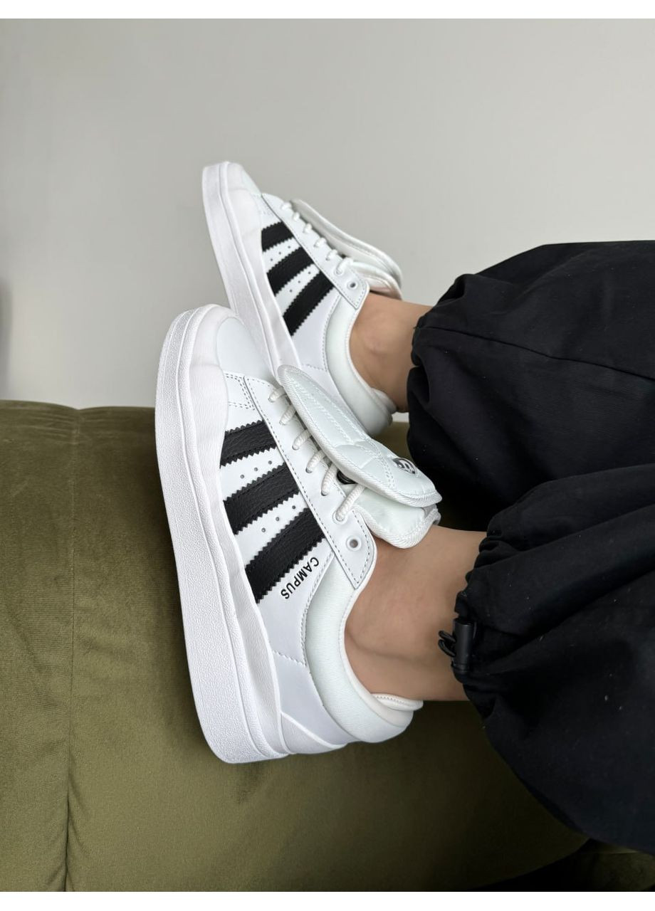 КРОСІВКИ ЖІНОЧІ ADIDAS CAMPUS X BAD BUNNY WHITE АДІДАС КАМПУС No Brand білі демісезони (367171886)