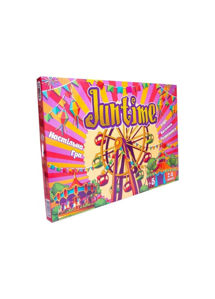 Настільна гра-бродилка "JunTime" Strateg 30511 українською мовою No Brand (330601288)