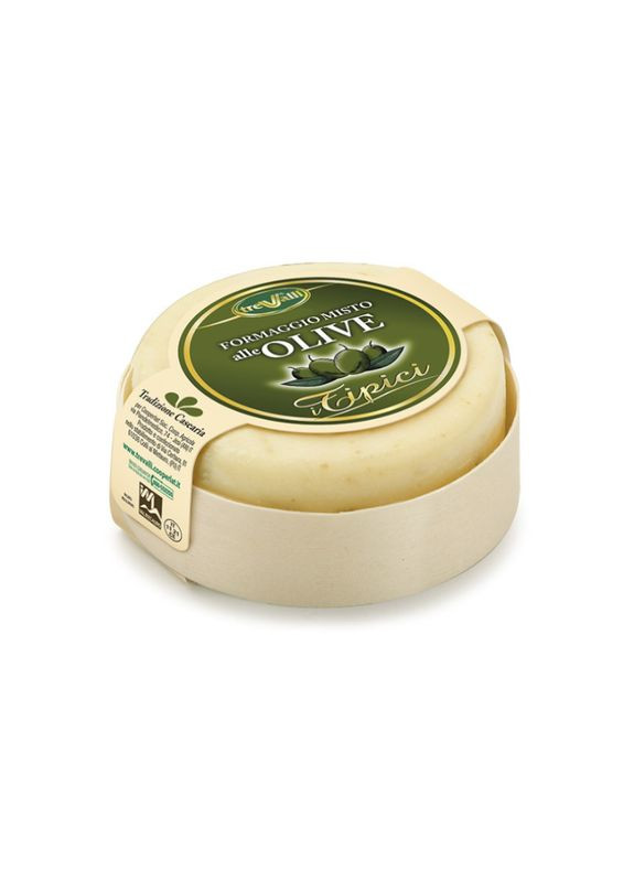Сыр Качотта Trevalli Formaggio misto alle olivе с оливками 180г. No Brand (341319912)