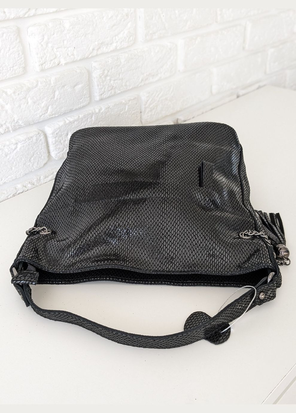 Кожаная сумка-лазерка на 2 ручки Vishnya (282719135)