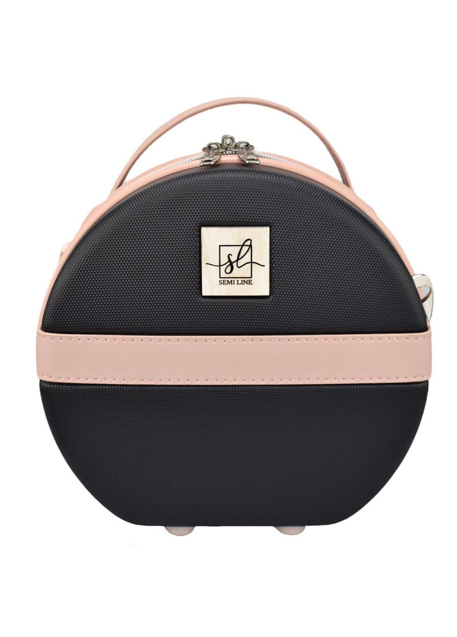 Бьюті-кейс 5L Black/Pink Cream (T5671-1) Semi Line (363044394)
