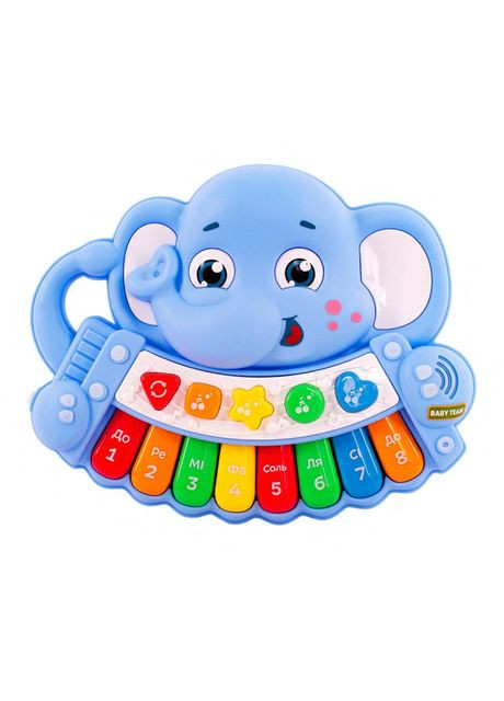 Музыкальная игрушка Слоник-пианино на украинском (8630) Baby Team (370256482)