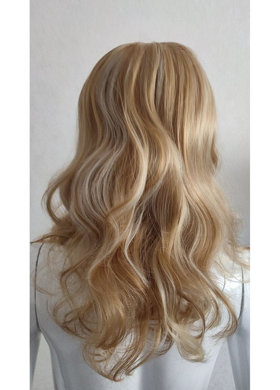 Парик мелированый блонд волнистые волосы No Brand (368787583)