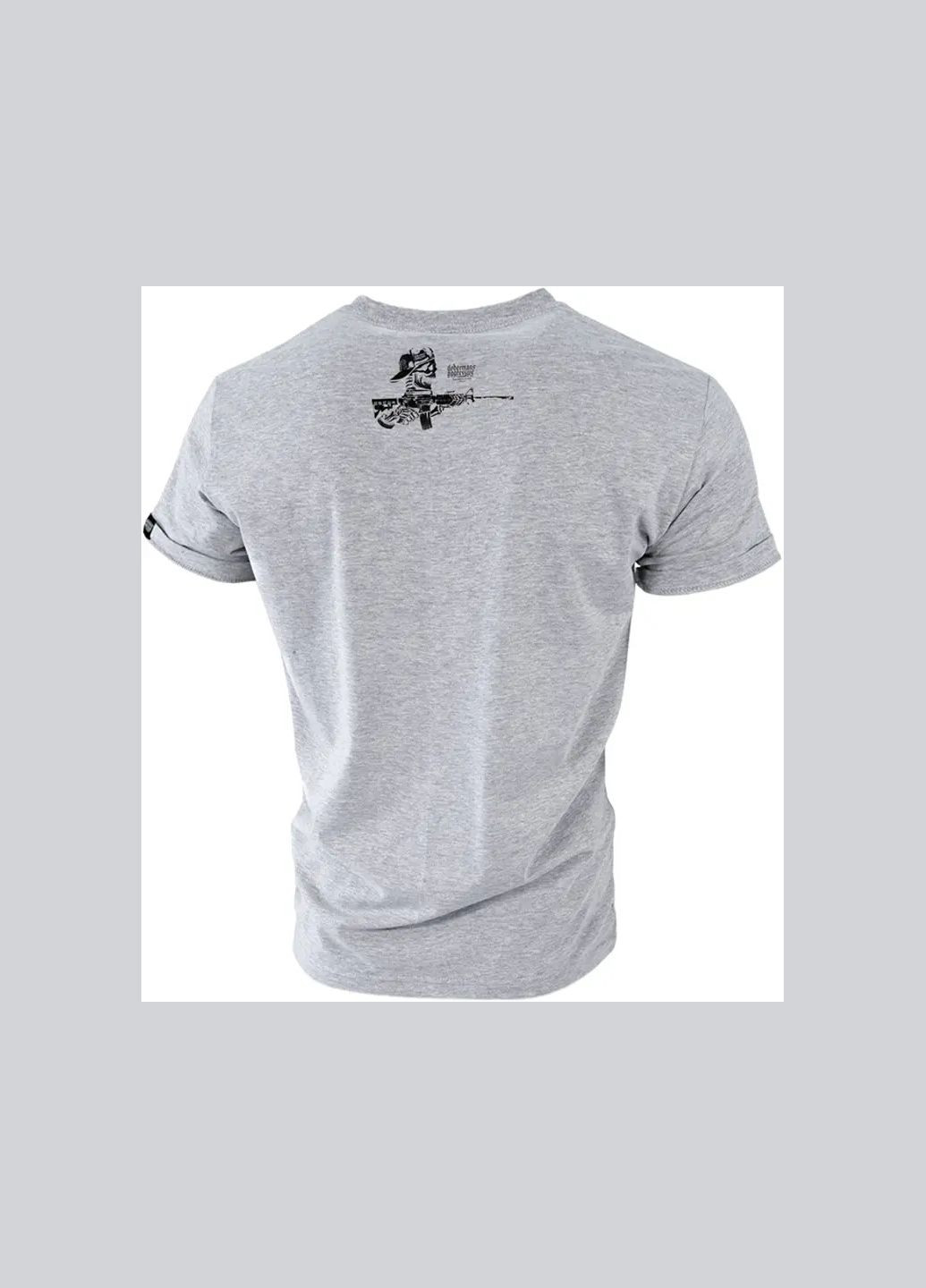 Серая футболка gun and roll ts276egy Dobermans Aggressive