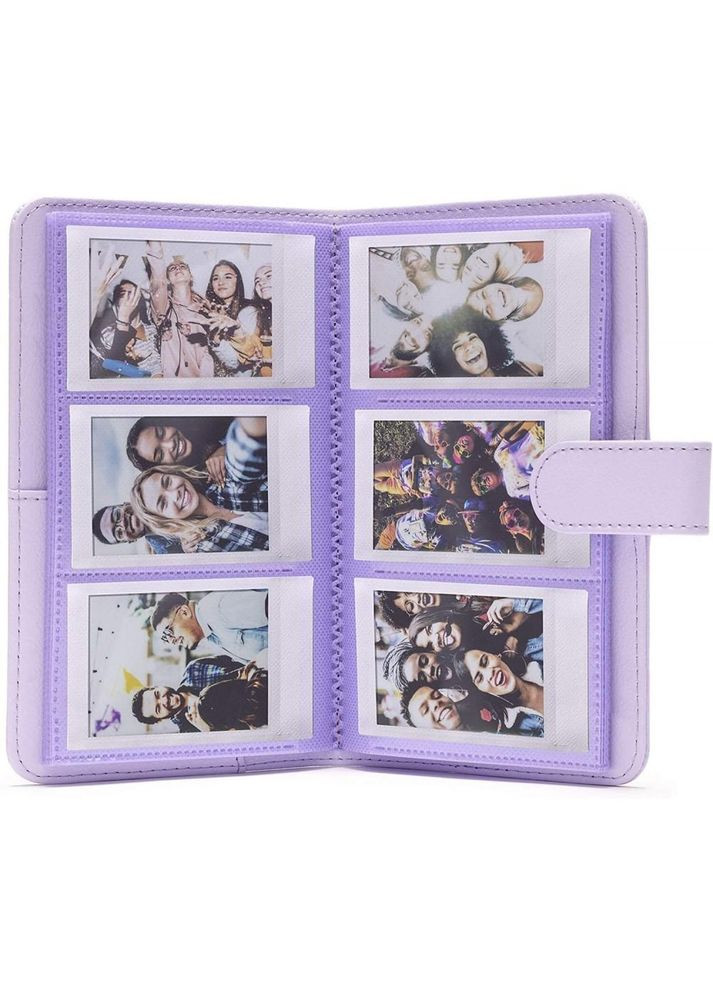 Чехол + фотоальбом 108 + фоторамка instax mini 12 Purple Fujifilm (365721320)