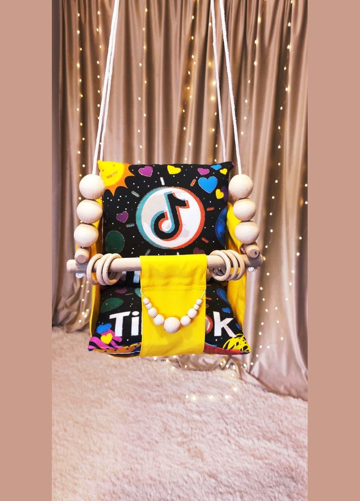 Подвесные качели Likee/tiktok, качели для детей No Brand (316257315)