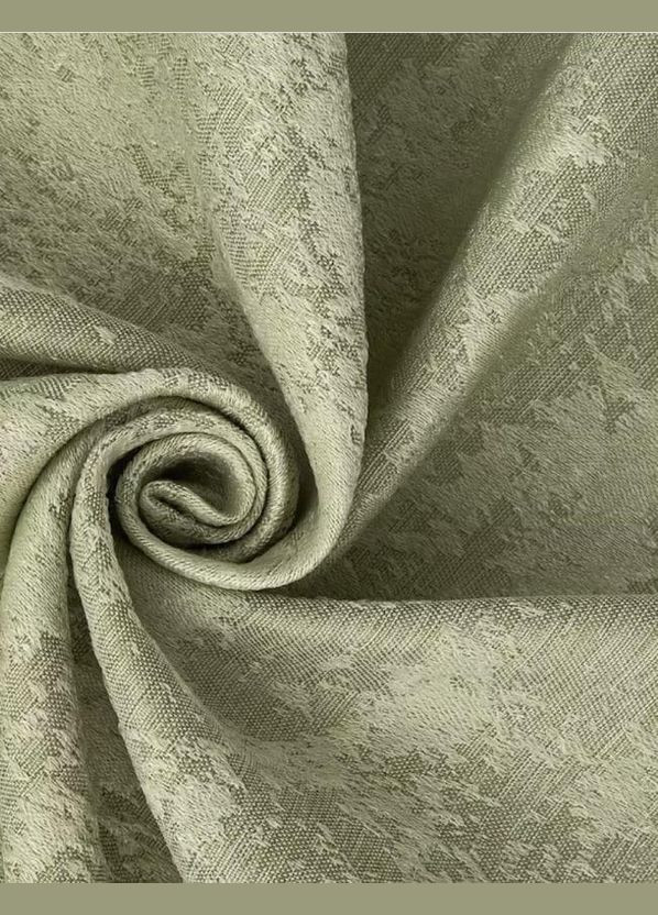 Набір штори для спальні жаккард Зелений 200x270 см (Е101102B-4) No Brand (306633663)