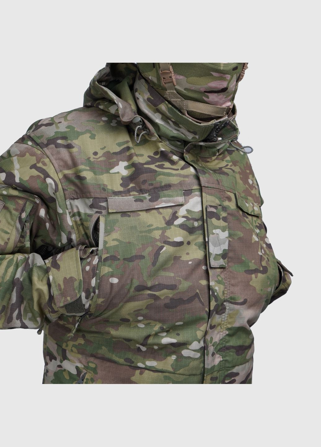 Тактична демісезонна куртка пара з флісом Multicam Original Ripstop | UATAC (316086417)