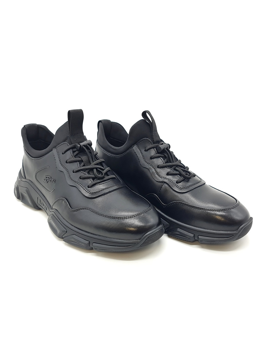 Чоловічі туфлі чорні шкіряні YA-11-5 28 см (р) Yalasou (259326290)