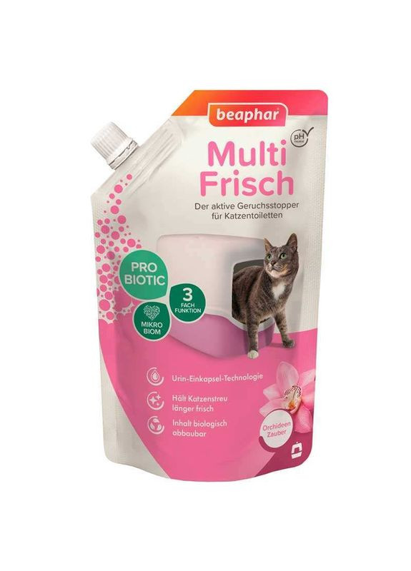 Средство для устранения запаха в кошачьих туалетах с ароматом орхидеи Odour Killer Multi Frisch 400 мл (8711231132867) Beaphar (327062967)