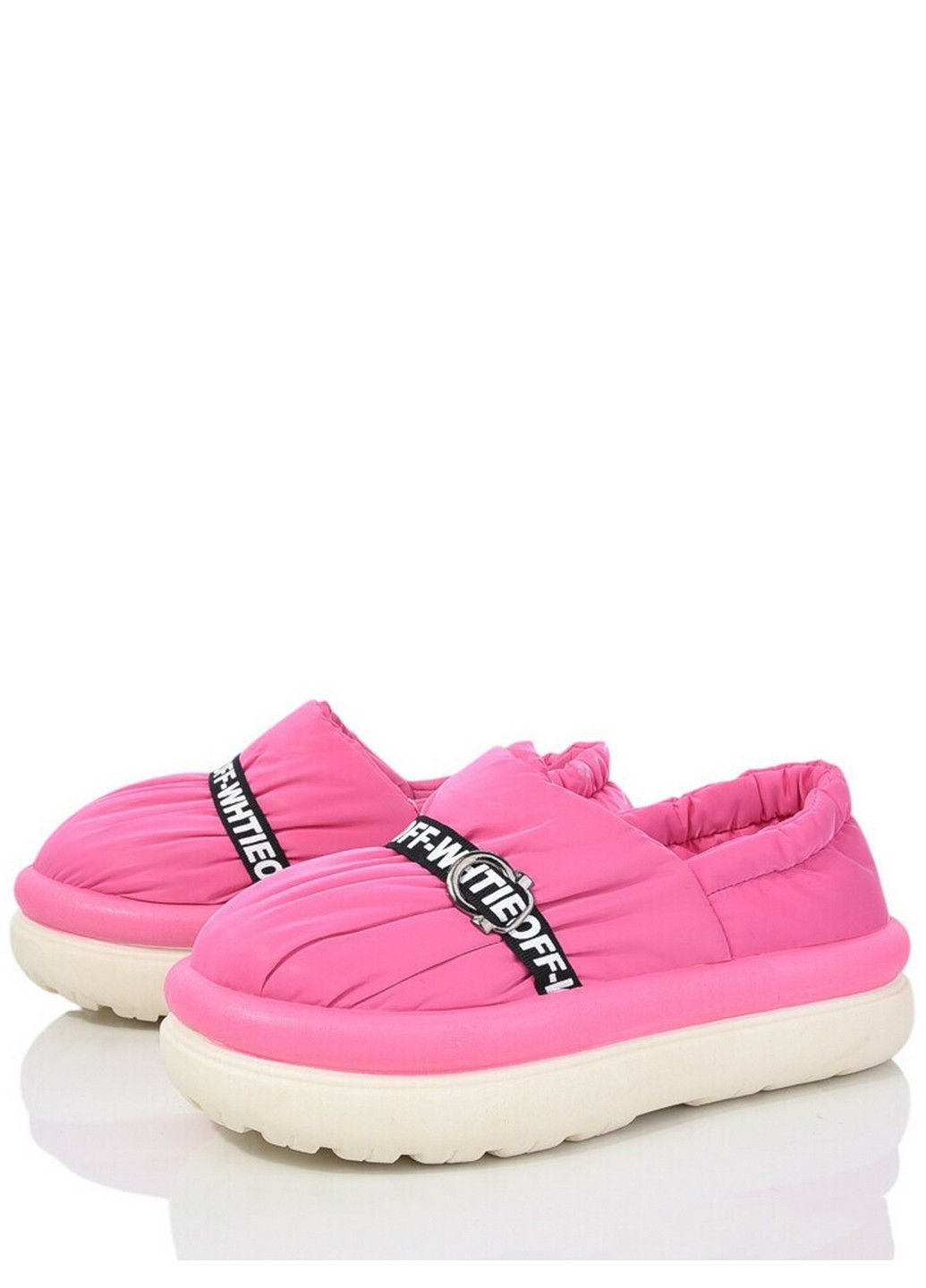 Малиновые уличные утепленные тапочки zn172-1-1 Violeta Wonex