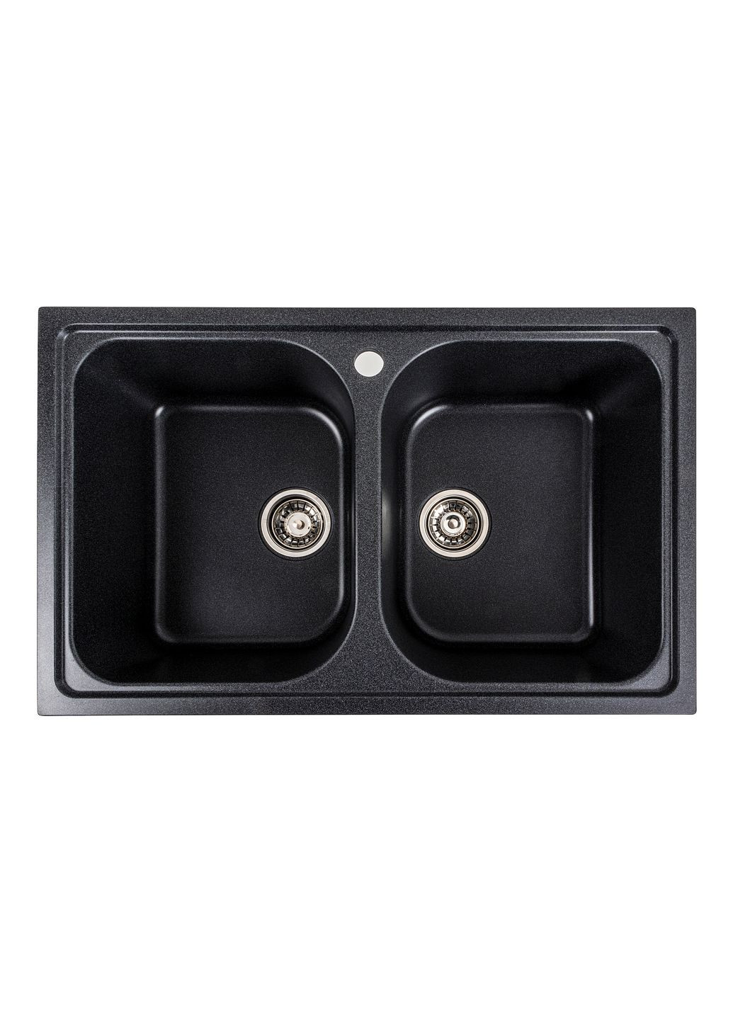 Гранітна мийка для кухні 7950 Equatoria матовий Карбон Platinum (269793380)