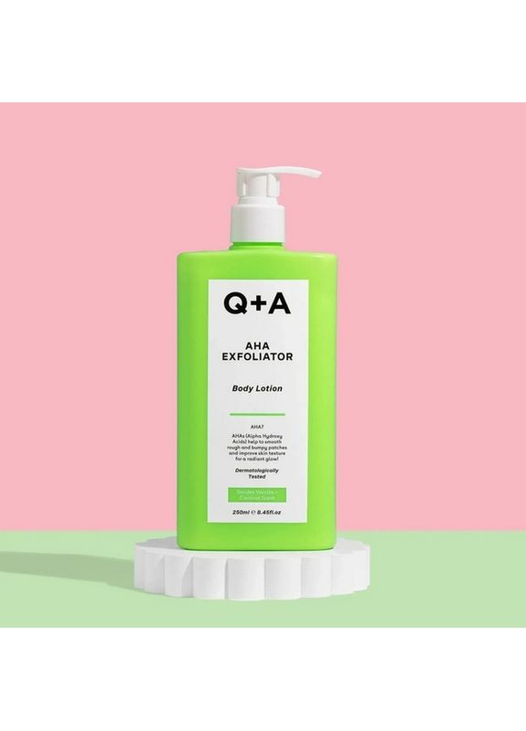 Отшелушивающий лосьон для тела с AHA-кислотами AHA Exfoliator Body Lotion, 250 мл Q+A (365842197)