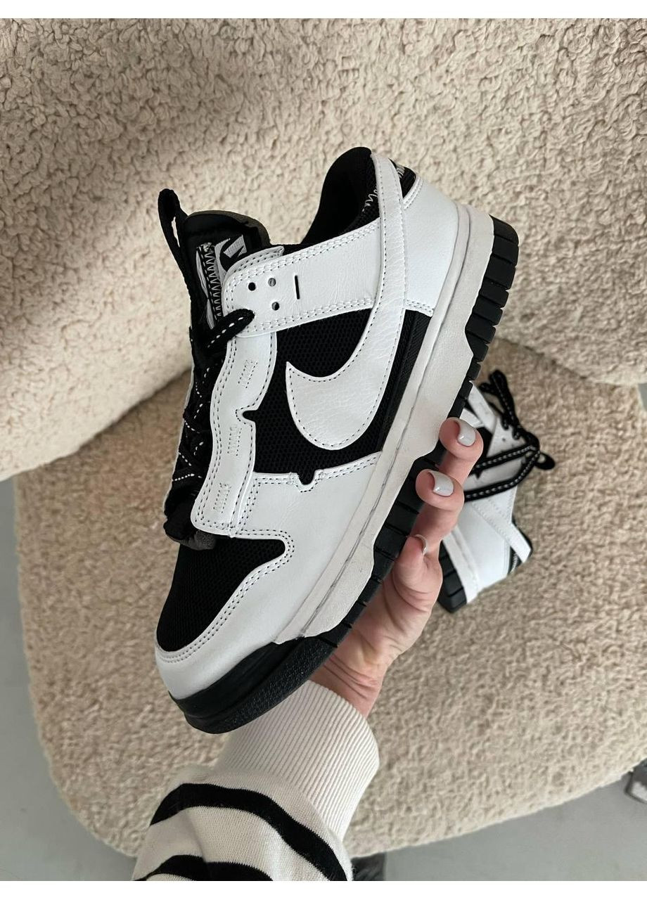 КРОСІВКИ ЖІНОЧІ NIKE DUNK AIR LOW BLACK WHITE НАЙК СБ ДАНК No Brand чорні демісезони (368647017)