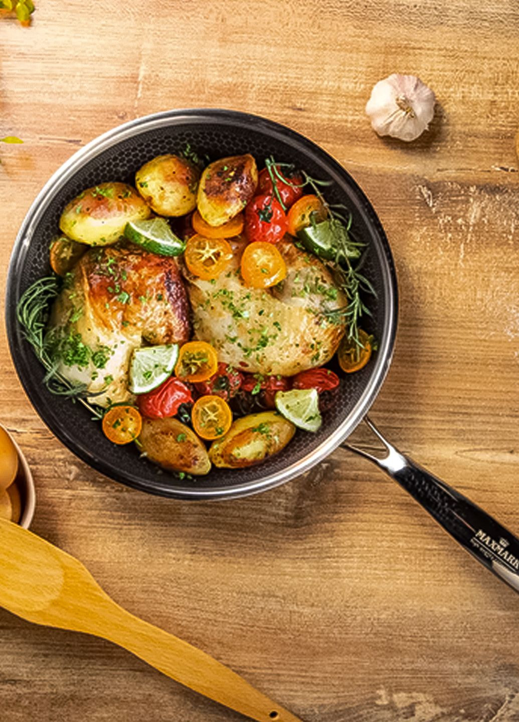 Сковорода универсальная Triply 28 см (MK-HC6728) Maxmark (359479209)