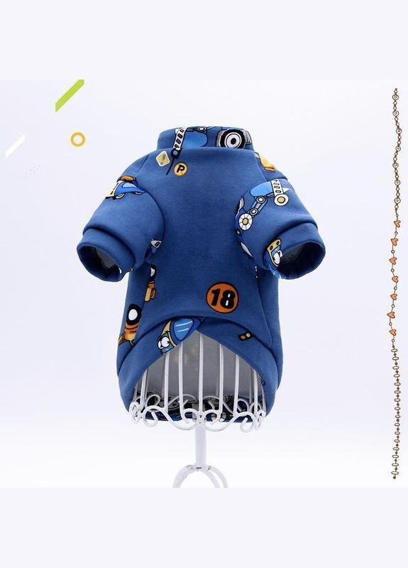 Футболка для собак Pet Style "Трактор" Синя XL No Brand - (323236720)