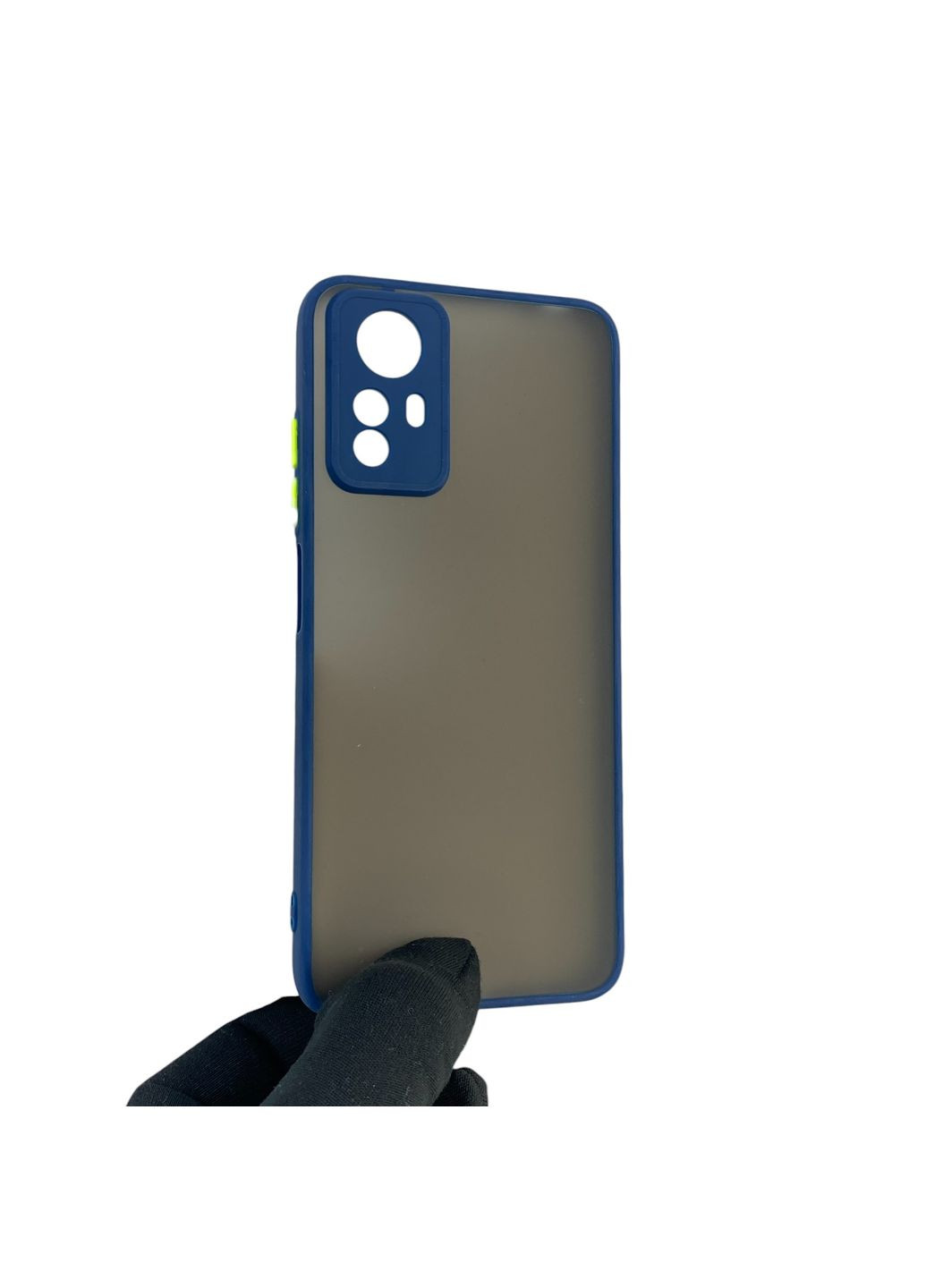 Чехол для телефона Redmi Note 12S 4G с высокими бортами защитой камеры сяоми редми нот 12с темно-синий Xiaomi (366236498)