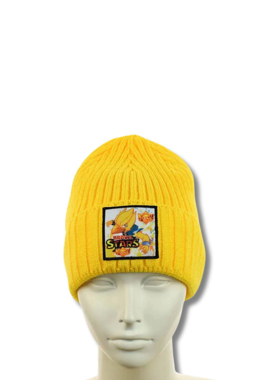 Дитяча зимова шапка на флісі Бравл Старс / Brawl Stars No Brand Дитяча зимова шапка з нашивкою (347146897)
