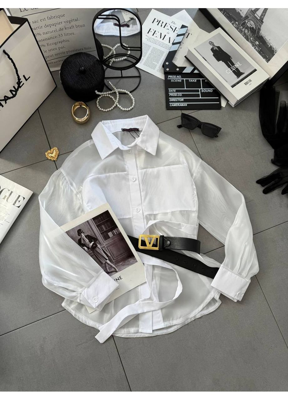 Біла блуза — заміри в описі GD/GL Модний простір