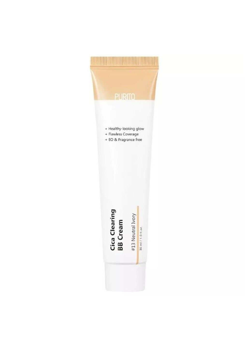 BB-крем с экстрактом центеллы Cica Clearing BB Cream 13 Neutral Ivory 30ml PURITO (298053940)