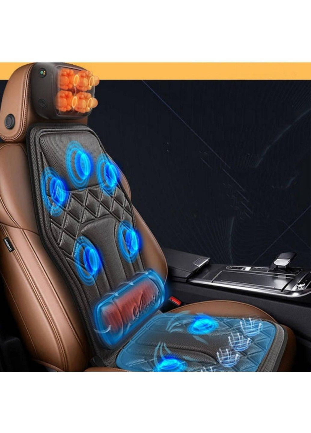 Массажная накидка 308 Е-lux для спины и тела (вибромассаж, роликовый массаж) No Brand (332635209)