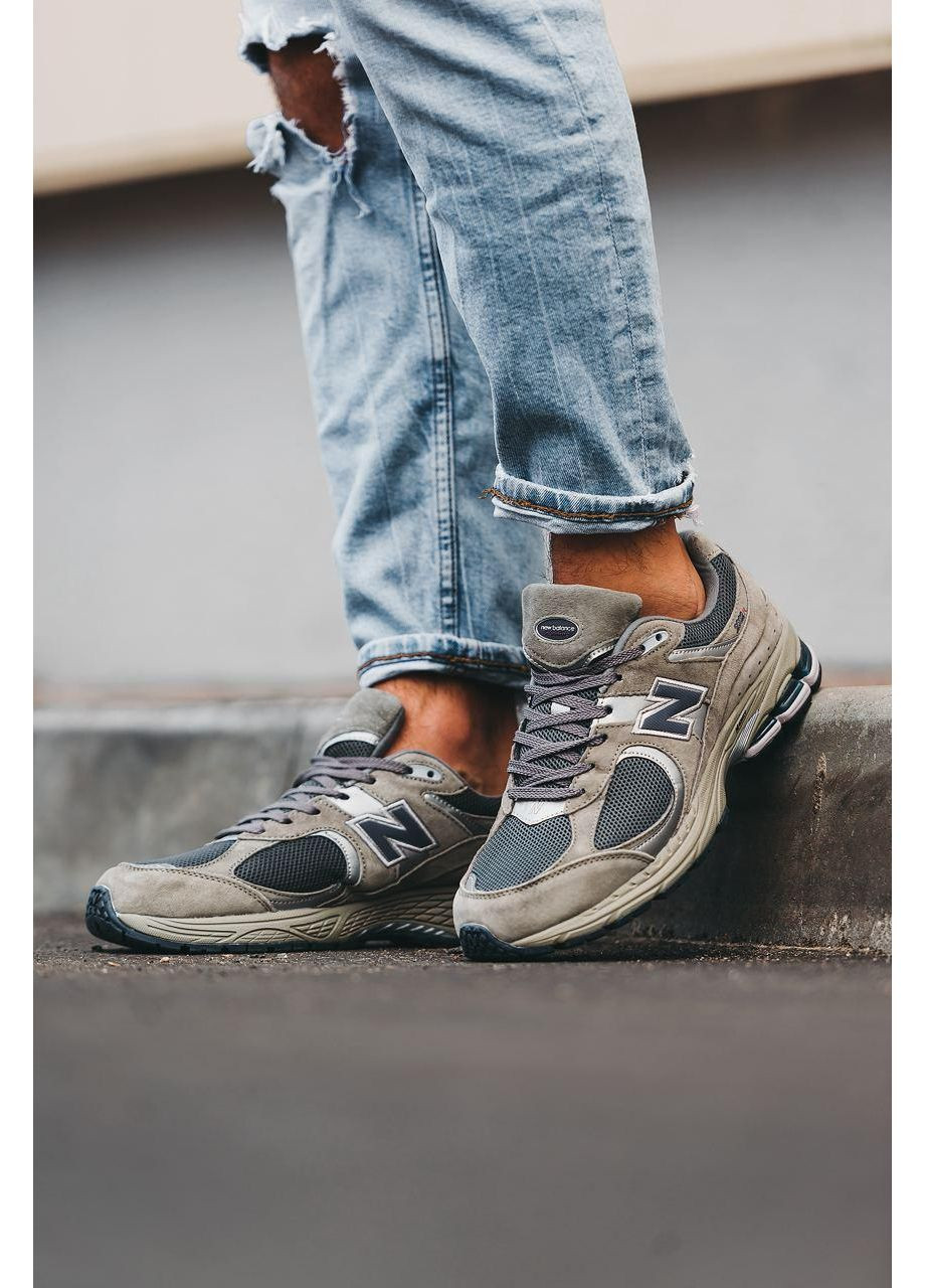 КРОСІВКИ ЖІНОЧІ NEW BALANCE 2002R GREY НЬЮ БЕЛАНС 2002R No Brand сірі демісезони (367170650)