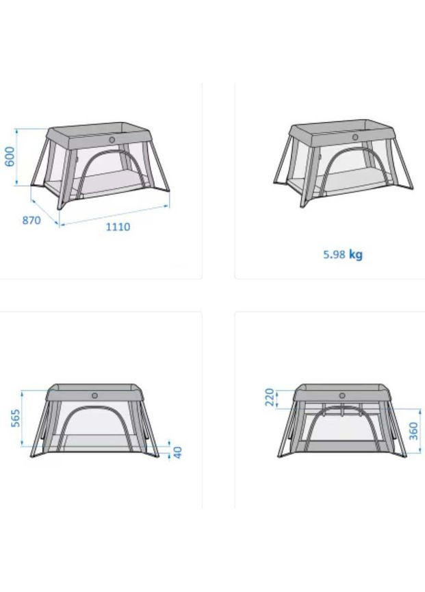 Дитяче ліжечко-манеж Calao Light Beyond Green () Maxi-Cosi 2006045111 (336146177)