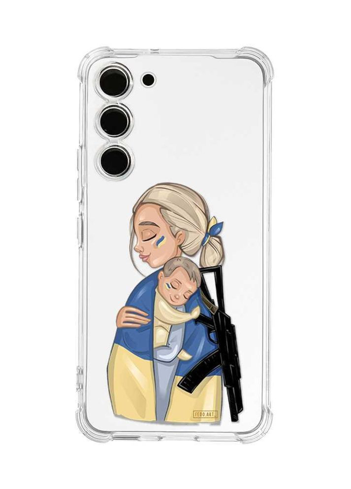 Чохол з потовщеними кутами на Samsung Galaxy S23:: Мама-захисниця (принт 21) Creative (360671778)