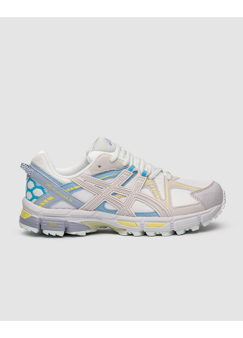 КРОССОВКИ ЖЕНСКИЕ ASICS GEL KAHANA 8 BLUE / YELLOW АСИКС ГЕЛЬ КАХАНО 8 No Brand комбинированные демисезоны (368867830)