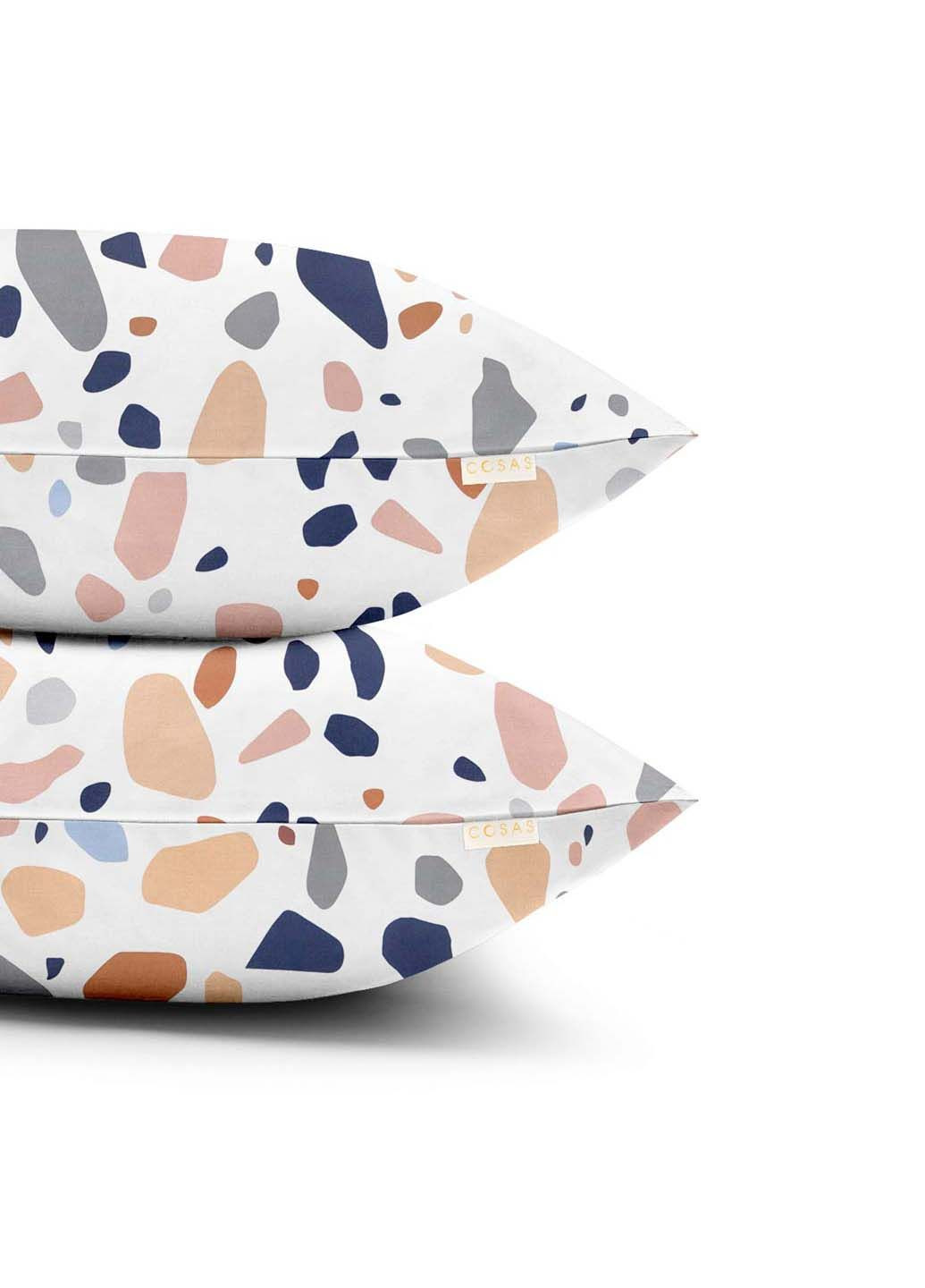 Двуспальная постель с простыней на резинке GEMSTONES CS7 180х220 см Cosas (307477354)